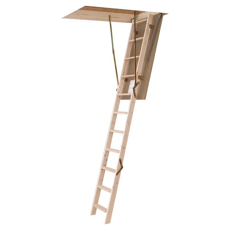 SCALA A BOTOLA ABETE L60xH120 cm 12 GRADINI NON ISOLATA