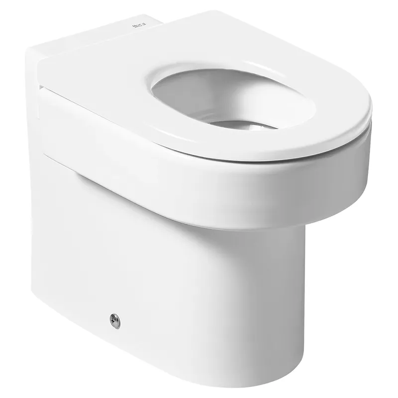 VASO INFANZIA ROCA HAPPENING FILO MURO SCARICO MULTIPLO IN CERAMICA BIANCA