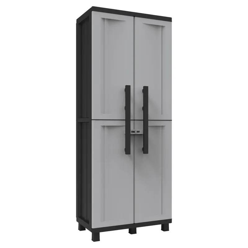 ARMADIO IN RESINA TERRY 2 ANTE PORTASCOPE 68x170x37,5 cm (LxHxP)