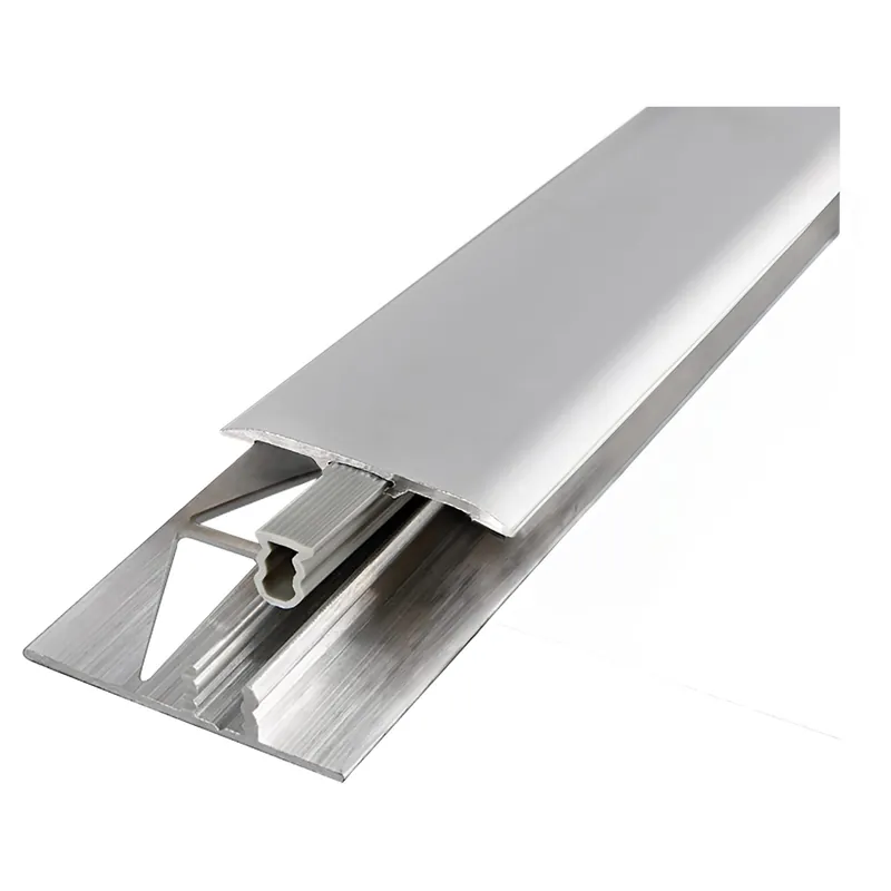 PROFILO DI GIUNZIONE ARGENTO PER BASSO SPESSORE L30xH2700 mm