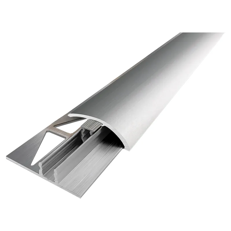 PROFILO DI DISLIVELLO ARGENTO PER BASSO SPESSORE L26xH2700 mm