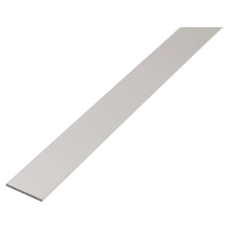 PIATTO ALLUMINIO ANODIZZATO 40x3 mm 2,6 m ARGENTO