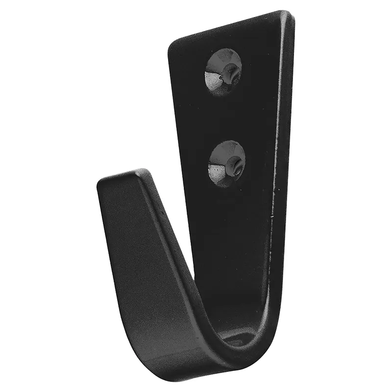 GANCIO IN ALLUMINIO NERO 28x38x70 mm