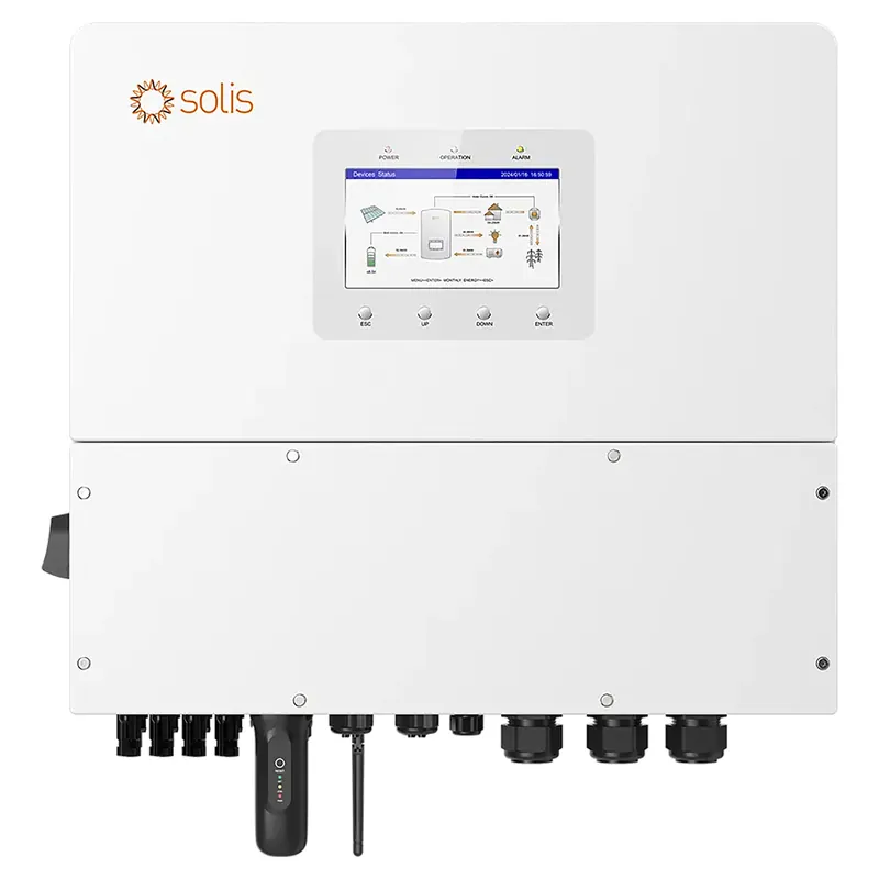 INVERTER IBRIDO TRIFASE SOLIS 12kW 4 MPPT CORRENTE ING 20A TENSIONE MASSIMA 1000V IP65