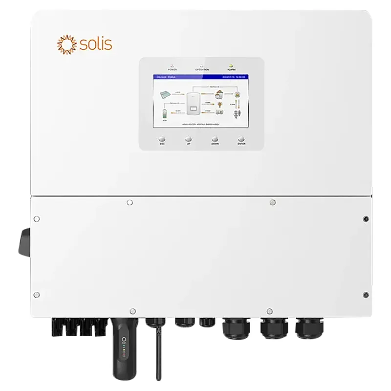 INVERTER IBRIDO TRIFASE SOLIS 15kW 4 MPPT CORRENTE ING 20A TENSIONE MASSIMA 1000V IP65