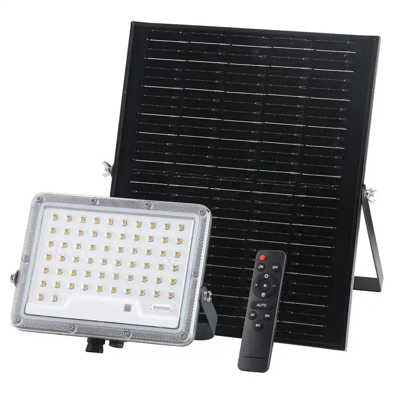 PROIETTORE SOLARE LUXEN SLL-H05100 1200lm 4000K CON PANNELLO SOLARE E TELECOMANDO IP65