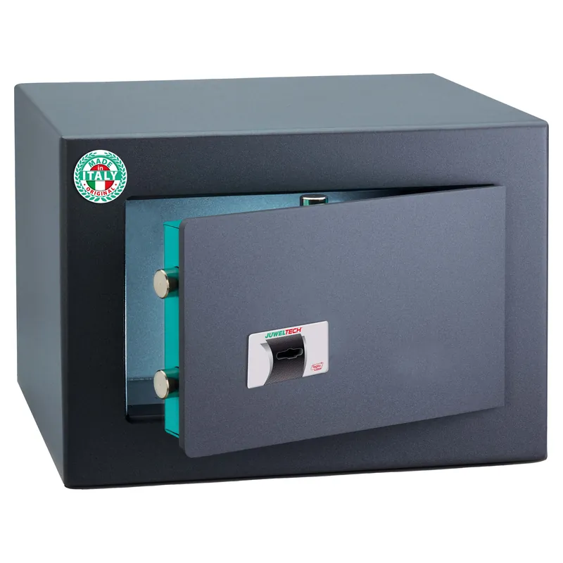 CASSAFORTE JUWELTECH CERTIFICATA MOBILE DOPPIA MAPPA 400x280x350 mm (LxHxP) ACCIAIO VERNICIATO