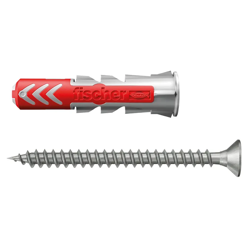 TRIPACK TASSELLI DUOPOWER FISCHER 6x30 mm, 8x40 mm E 10x50 mm 30 + 20 + 10 PEZZI CON VITI