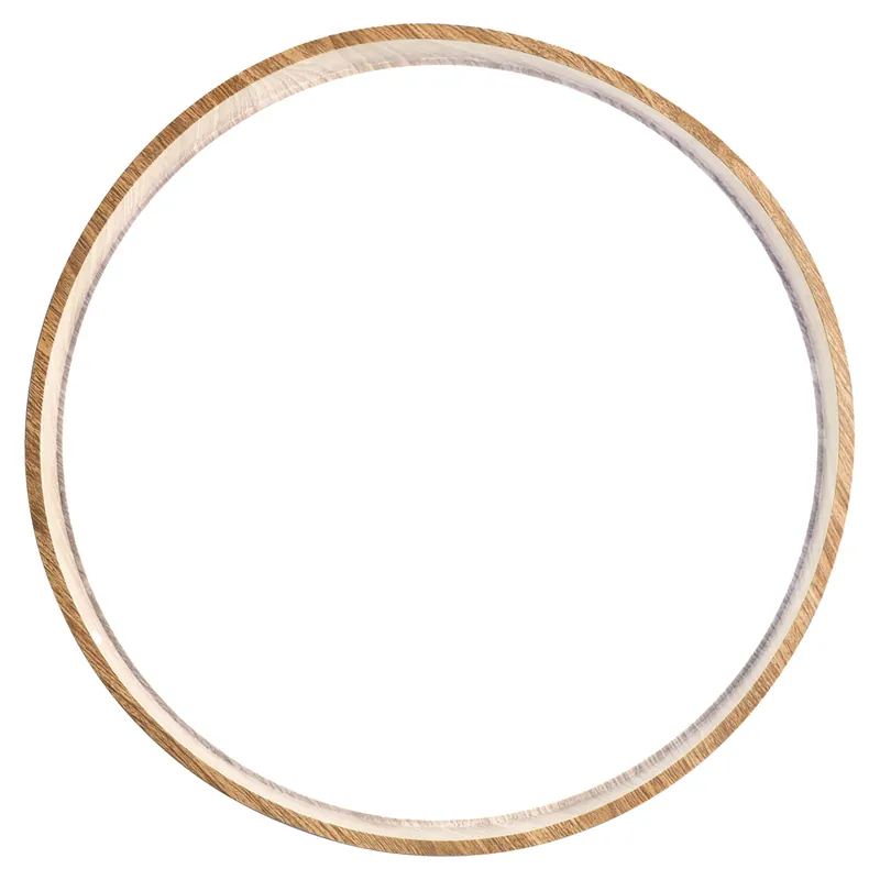 PLAFONIERA LED MADERA 38W FINO A 6000 lumen DIAM 48x8 cm