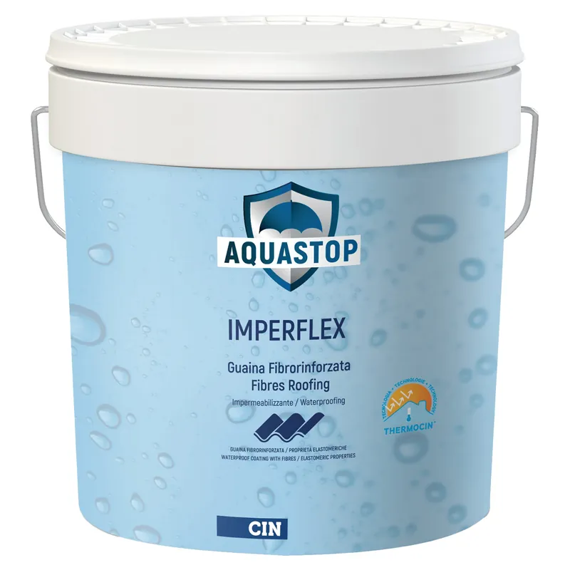 GUAINA FIBRORINFORZATA CIN GRIGIA 5 l ALTA RESISTENZA ALL‘USURA ELASTICA 1 - 3 m²/l