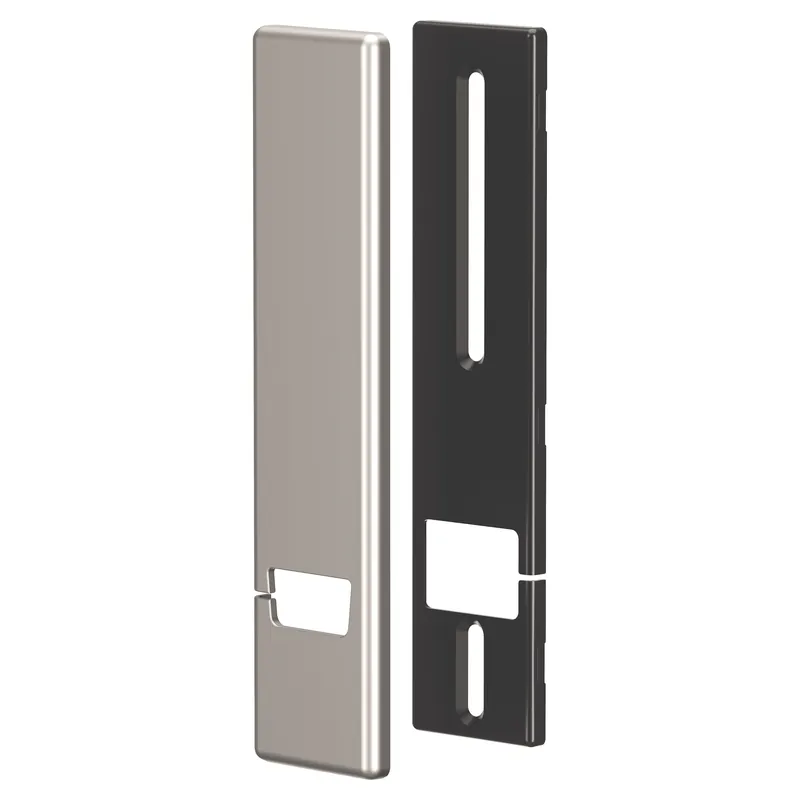 PLACCA FAST CON SOTTOPIASTRA 250x60 mm ABS GRIGIO SATINATO