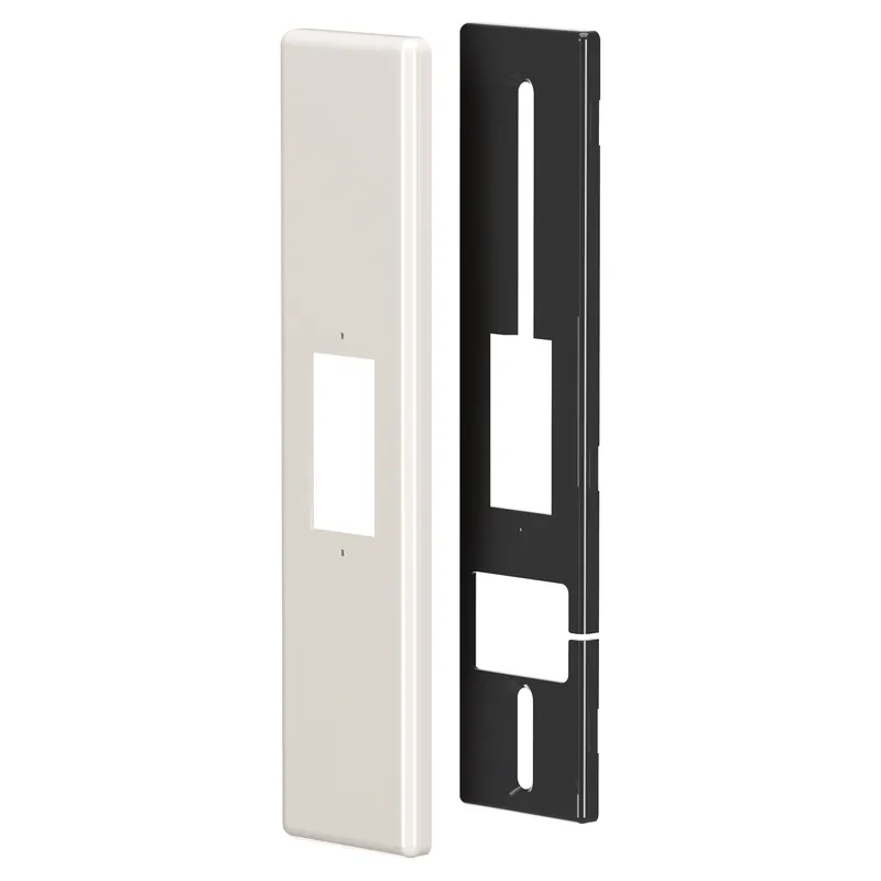 PLACCA PER INTERRUTTORE FAST CON SOTTOPIASTRA 250x60 mm ABS BIANCO 9010