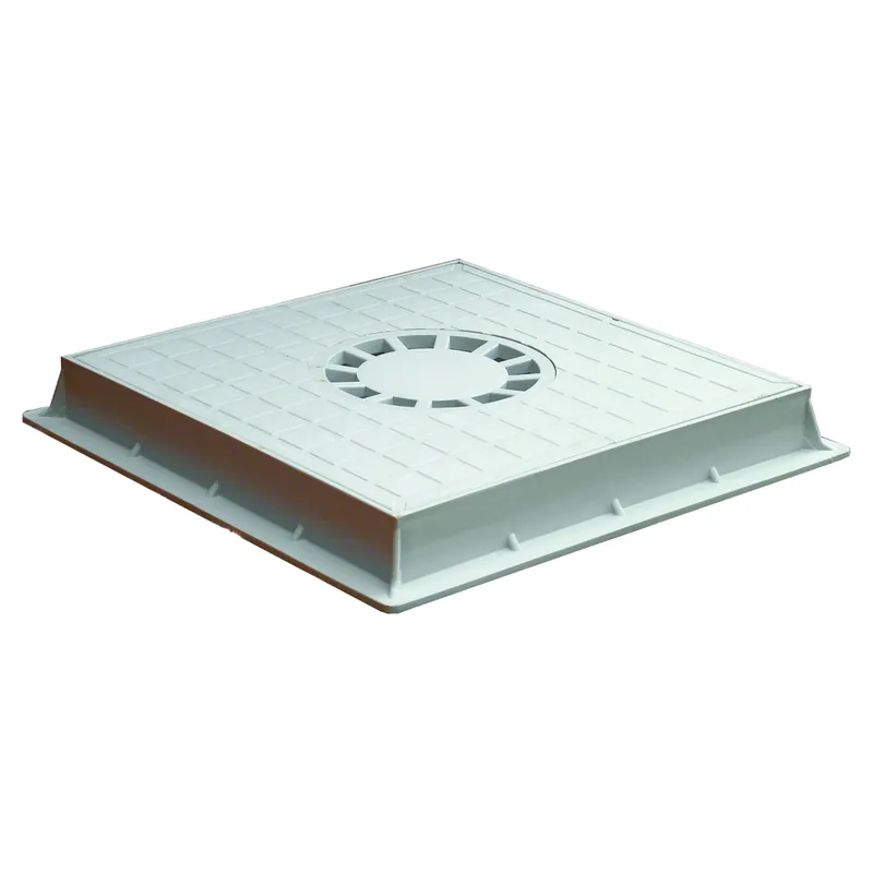 COPERCHIO PER POZZETTO CON SIFONE 300x300 mm