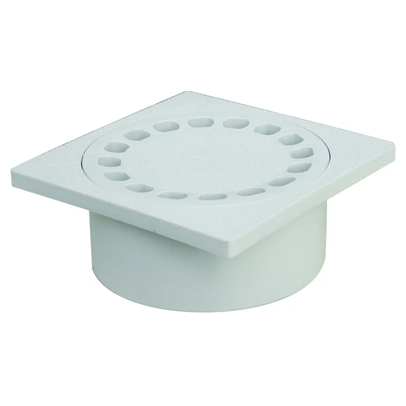 CHIUSINO SIFONATO IN POLIPROPILENE 200x200 H75 mm USCITA Ø 75/80/100/110 mm