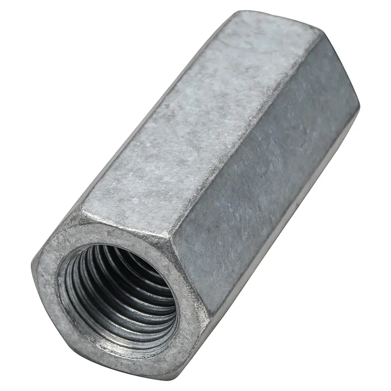 DADI ESAGONALI DI GIUNZIONE M12x50 mm 50 PEZZI FERRO ZINCATO BIANCO