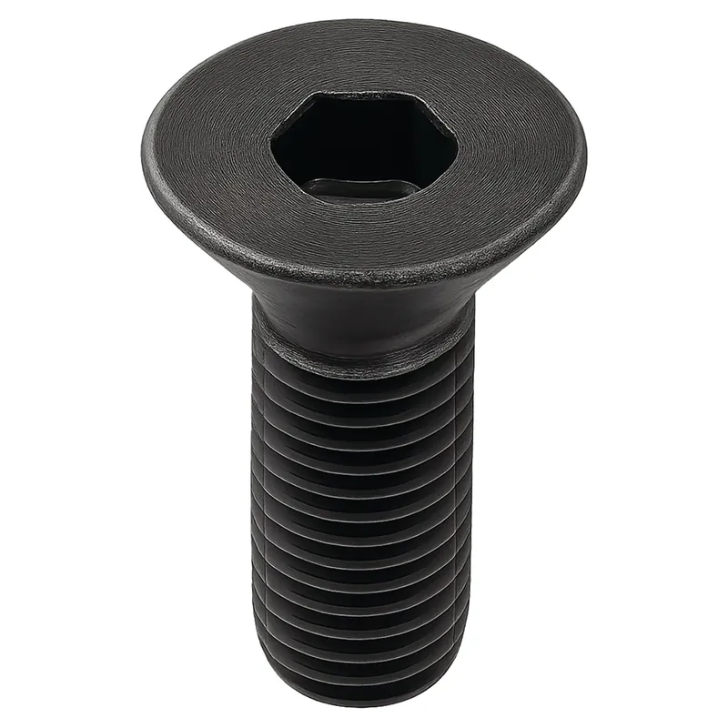 VITI CAVA ESAGONALE SVASATA VITAL M6x80 mm 100 PEZZI FERRO ZINCATO NERO
