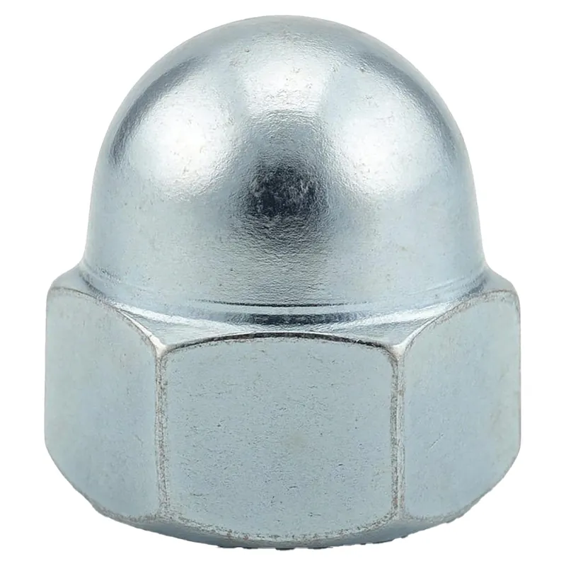 DADI ESAGONALI CIECHI VITAL M8 200 PEZZI FERRO ZINCATO BIANCO