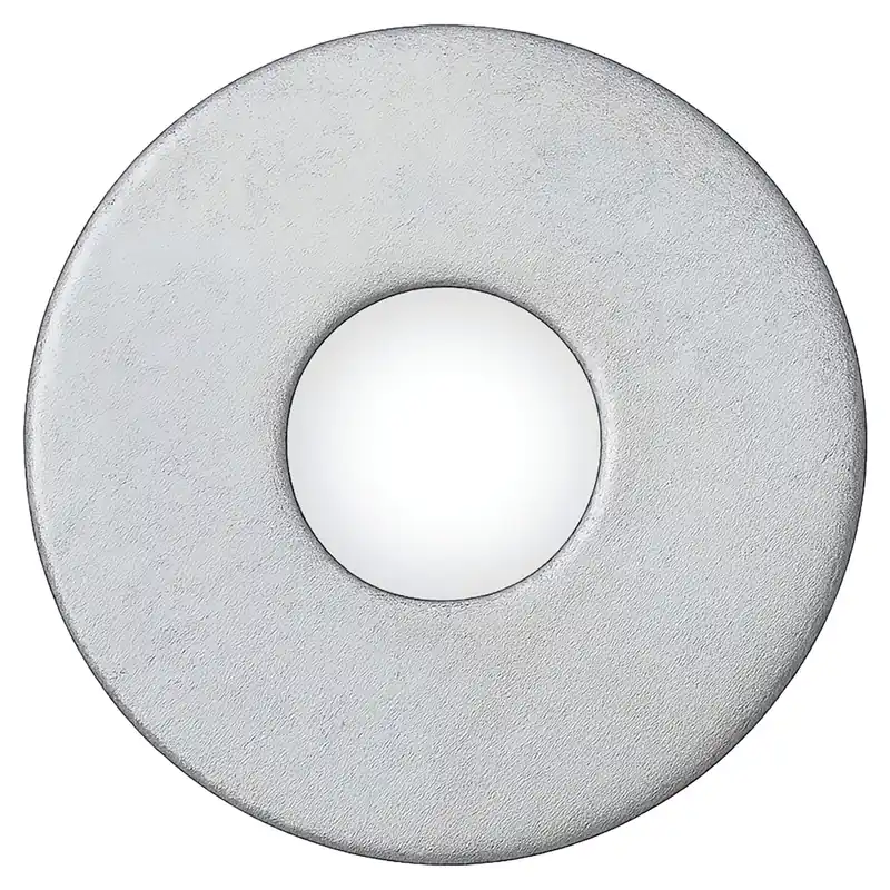 RONDELLE PIANE LARGHE VITAL 10,5x40 mm 100 PEZZI FERRO ZINCATO BIANCO