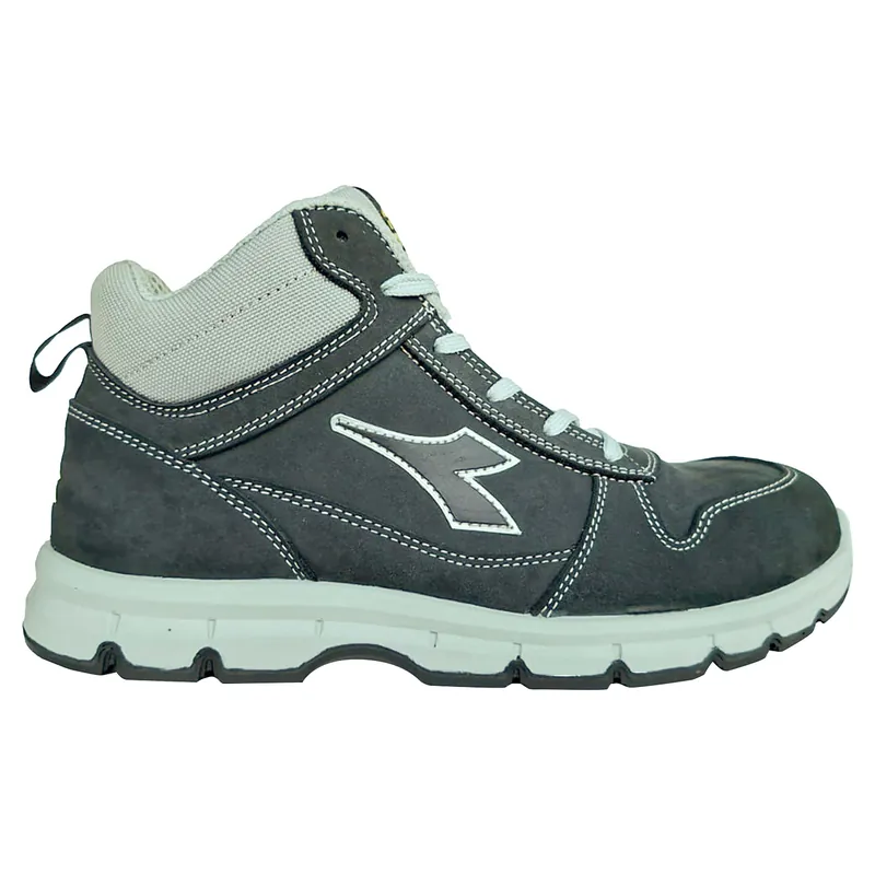 SCARPA ANTINFORTUNISTICA 43 DIADORA RUN ALTA CLASSE S3S FO SR NABUK GRIGIA