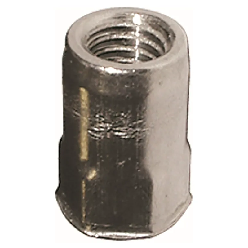 INSERTI RIVIT FILETTATI SEMIESAGONALI 9mm 0,5-3,0mm M6 200 PEZZI ACCIAIO INOX AISI 304