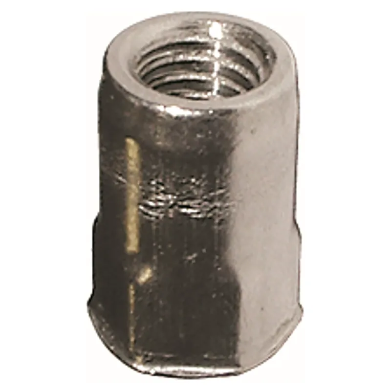 INSERTI RIVIT FILETTATI SEMIESAGONALI 11mm 0,8-3,5mm M8 100 PEZZI ACCIAIO INOX AISI 304