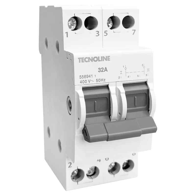 INTERRUTTORE MAGNETOTERMICO TECNOLINE 2P 32A 6KA 500VDC