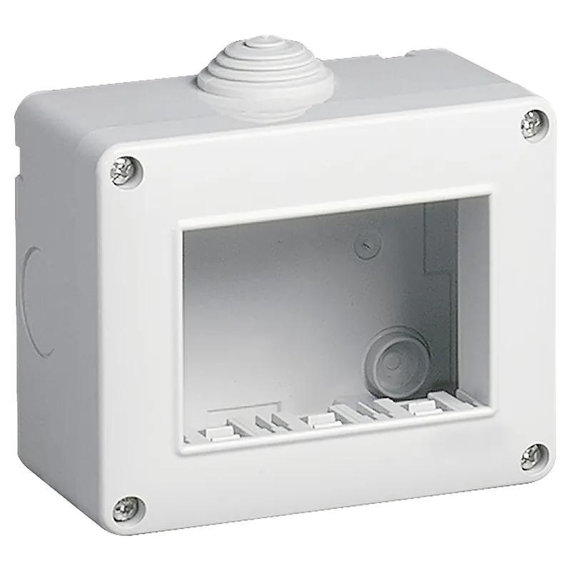 CONTENITORE DA PARETE KML 3 MODULI COMPATIBILE GW SYSTEM 99x82x55 mm