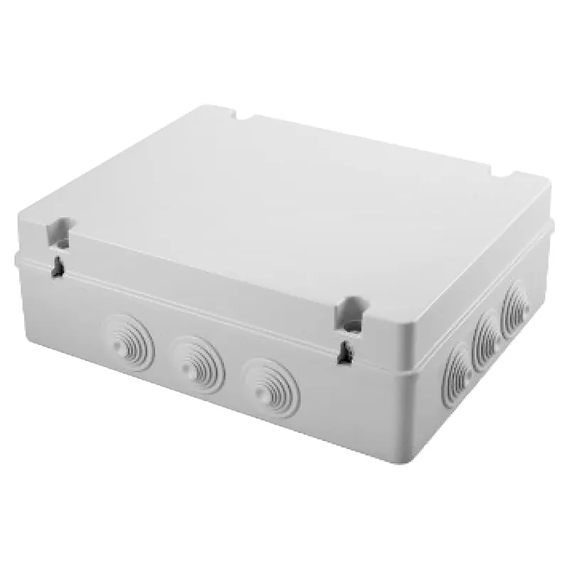 SCATOLA DI DERIVAZIONE ESTERNA KML 460x380x120 mm IP55 CON 12 PASSACAVO
