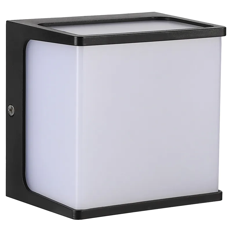 APPLIQUE LED MARILYN 8W 890 lumen 4000K LUCE BIANCA 120x92x120mm IP65 NERO