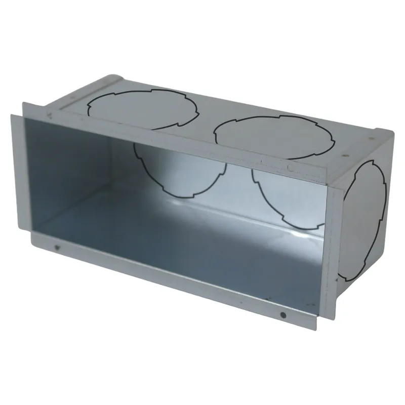 PLENUM DI MANDATA E RIPRESA HBPU 02 6 USCITE LAMIERA ZINCATA