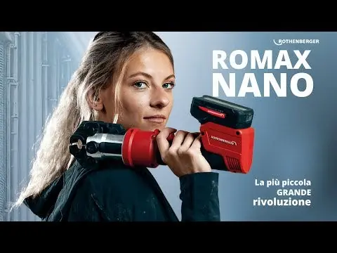 PRESSATRICE A BATTERIA ROTHENBERGER ROMAX NANO CORPO MACCHINA