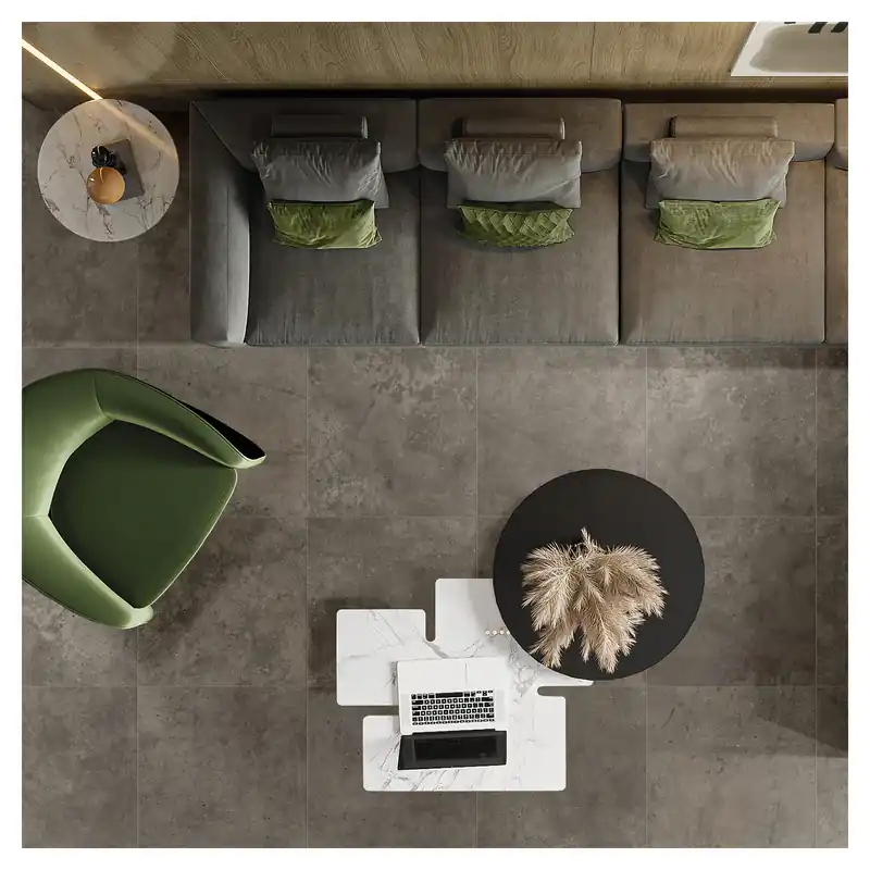 PAVIMENTO INTERNO BETON 2.0 TAUPE 60x60x0,85 cm (PEI 3/5) R10 RETT GRES PORCELLANATO