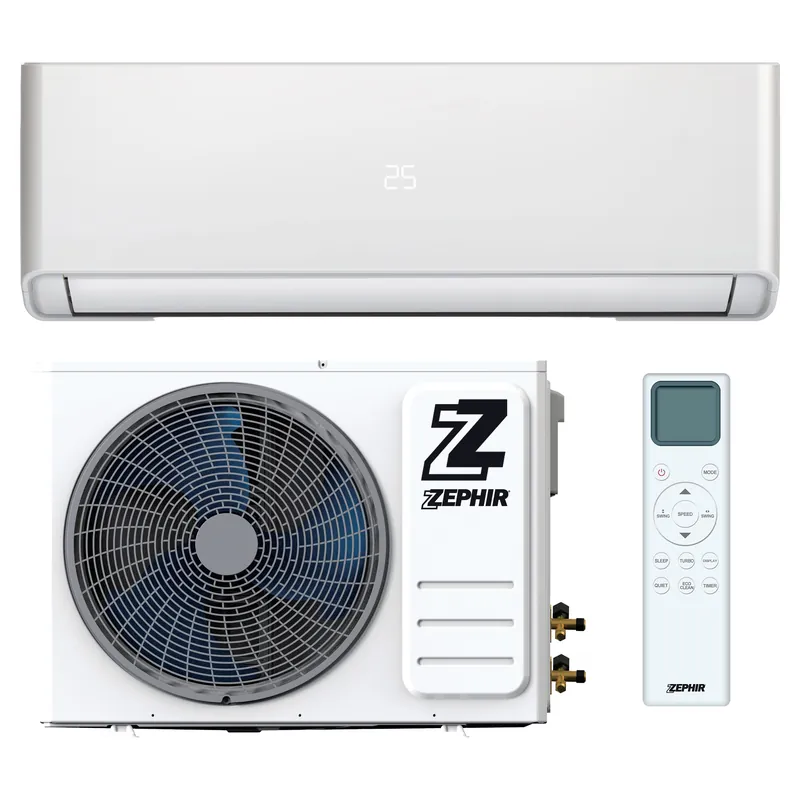 CONDIZIONATORE ZEPHIR MONO 12000 BTU ZMS 12000 WIFI E 2 TELECOMANDI EER 3,47 COP 3,71 A++/A+