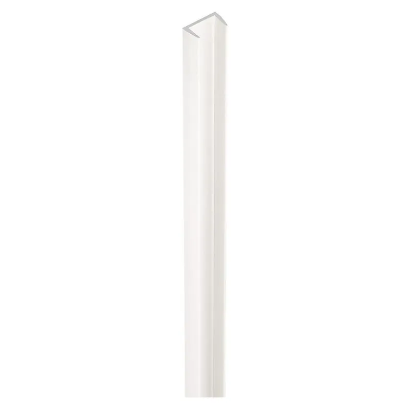 PROFILO U PVC 10x6 mm 1 m BIANCO