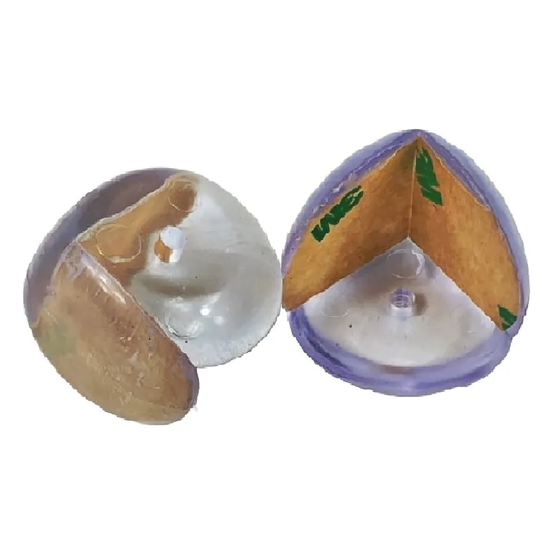 PARASPIGOLI MAXI Ø 38 mm PVC TRASPARENTE 4 PEZZI
