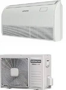 Climatizzatore Condizionatore Hitachi Inverter Soffitto\\/Pavimento 42000 btu 6 HP Serie PRIMAIRY R-32 Wi-Fi Optional
