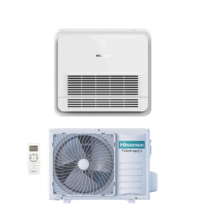 Climatizzatore Condizionatore Hisense Inverter Console serie TURBO 18000 Btu AKT52UR4RK8 + AUW52U4RJ8 R-32 Wi-Fi Optional Classe A++\\/A+ con Telecomando di serie Incluso
