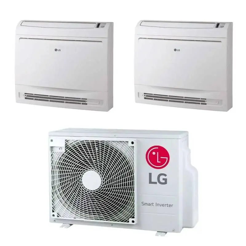 Condizionatore Dual Split Console LG 9+12 Btu con MU2R17 R-32 Wi-Fi Optional