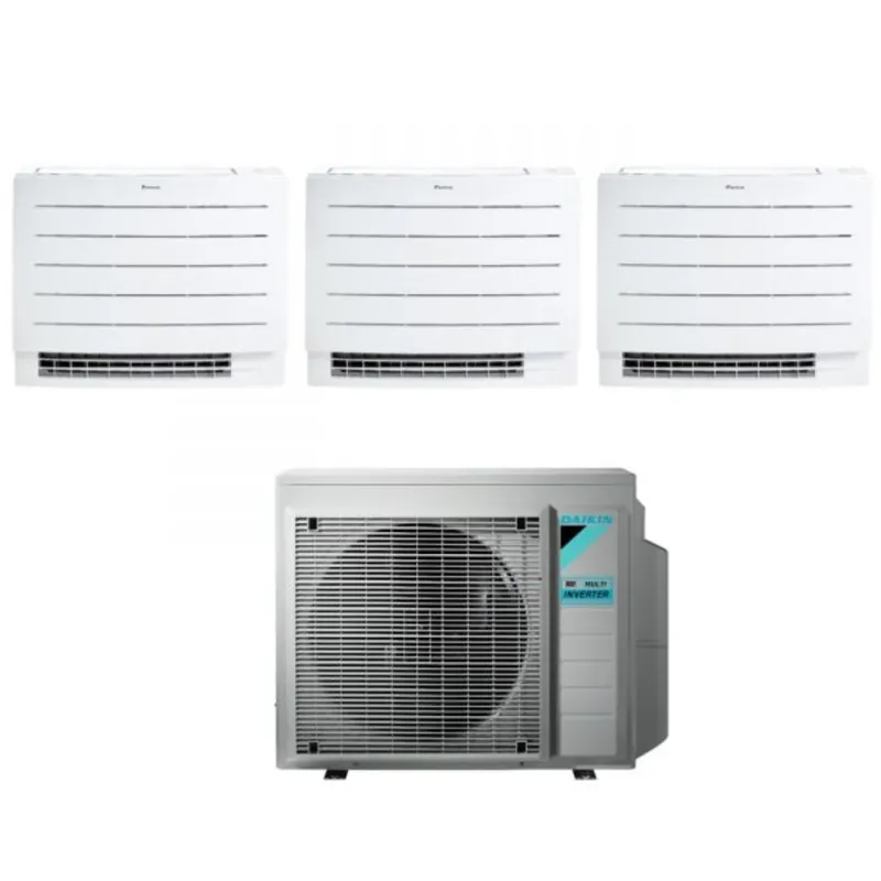 Climatizzatore Condizionatore Daikin a Pavimento Trial Split serie PERFERA FVXM-A 9+9+9 con 3MXM52N R-32 Wi-Fi Integrato 9000+9000+9000 Con Telecomando ad Infrarossi Incluso Garanzia Italiana - Novità