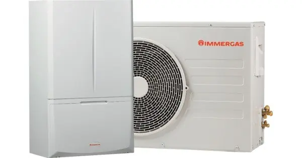 Pompa Di Calore Aria Acqua Immergas Magis Pro 9 V2 Dc Inverter Monoblocco R-32 Con Unità Esterna Motocondensante 3.030608
