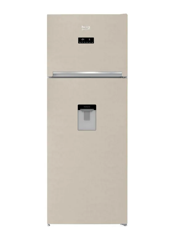 Frigorifero Doppia Porta Beko RDNE455E30DBN No Frost 406 Litri Classe F (A185xL70xP65,5) Sabbia Funzione ECO