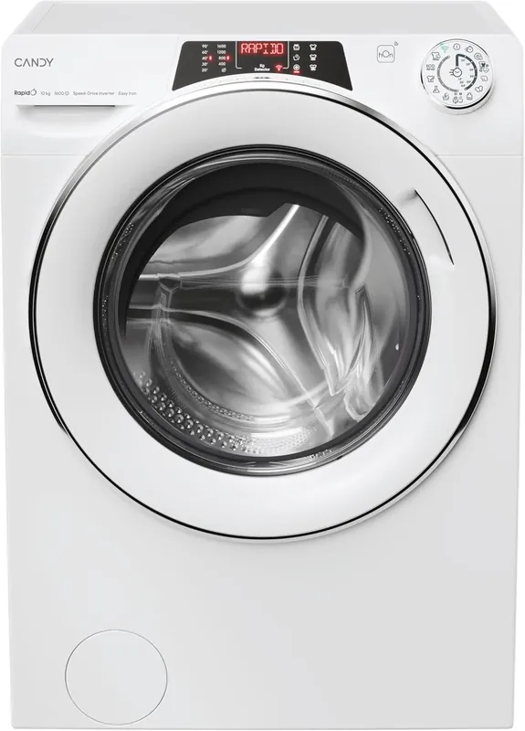 Lavatrice A Carico Frontale Candy RapidÓ RO16106DWMCT\\/1-S 10 Kg Classe A 1600 Giri (A85xL60xP58) Funzione vapore App hOn Bianco