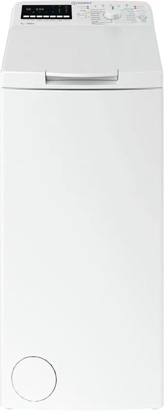 Lavatrice A Carico Dall'Altro Indesit BTW B7231P IT Turn&GO 7 Kg Classe D 1200 Giri (A90xL40xP60) Bianco