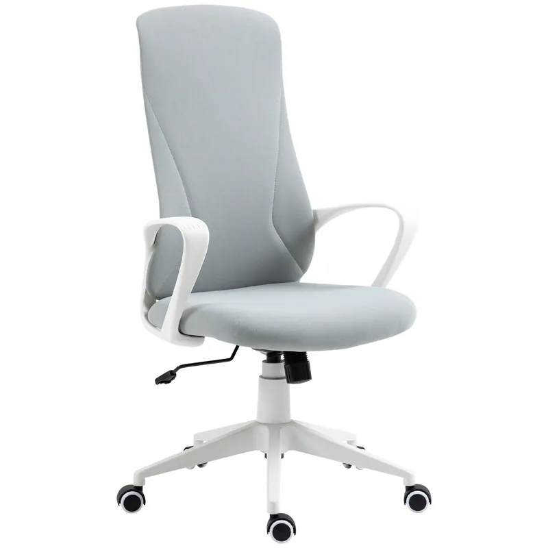 EASYCOMFORT Sedia da Ufficio Ergonomica con Altezza Regolabile e Funzione di Inclinazione, 62x56x110-119.5 cm