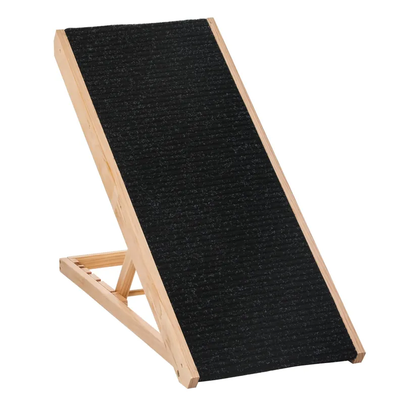 Easycomfort Rampa per Cane, Scaletta per Cani, Rampa per Gatti e Animali Domestici Fino 75kg Pieghevole Antiscivolo e Regolabile