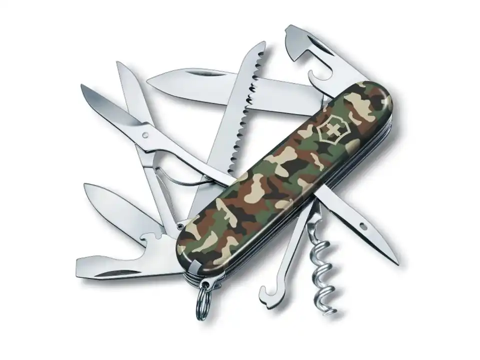 Huntsman, coltellino mimetico verde