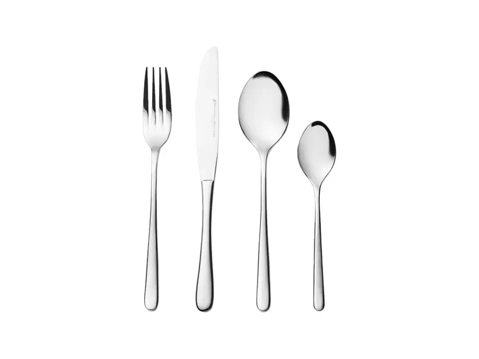 Levesion, set posate in acciaio, 24 pz