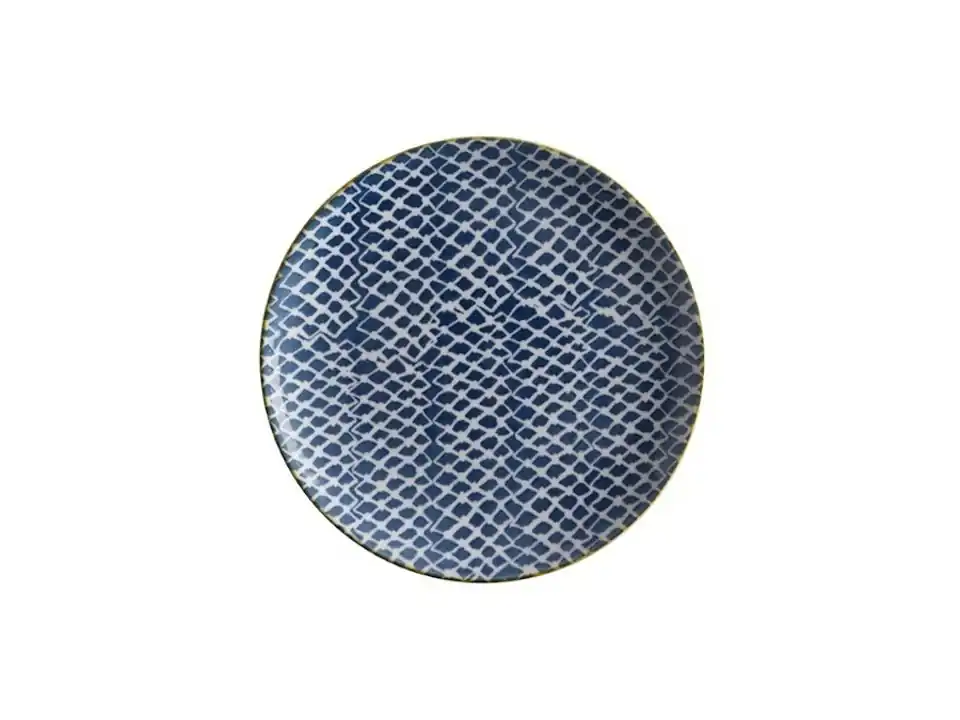 Laguna woven blue piatto 27cm