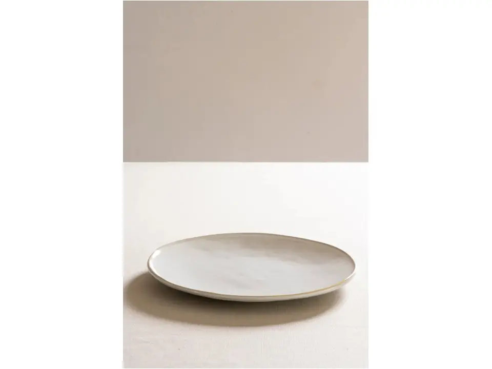 Organic white, piatto ø26,5 cm