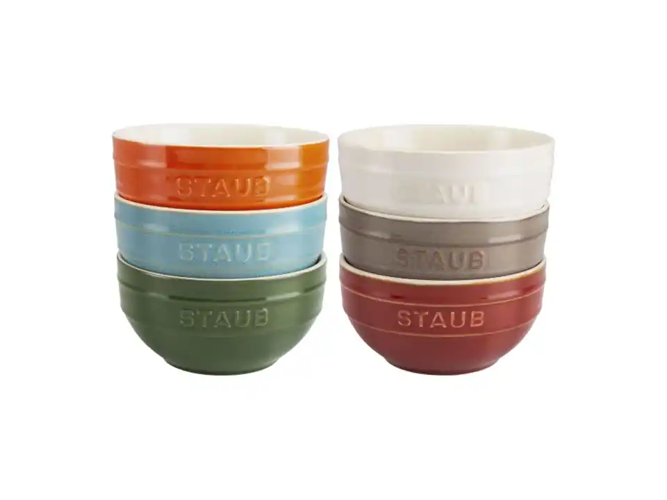 Set di ciotole arcobaleno - 6-pz., colori misti